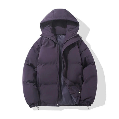 Women's Hooded Puffer Jacket for Cool Weather Walking