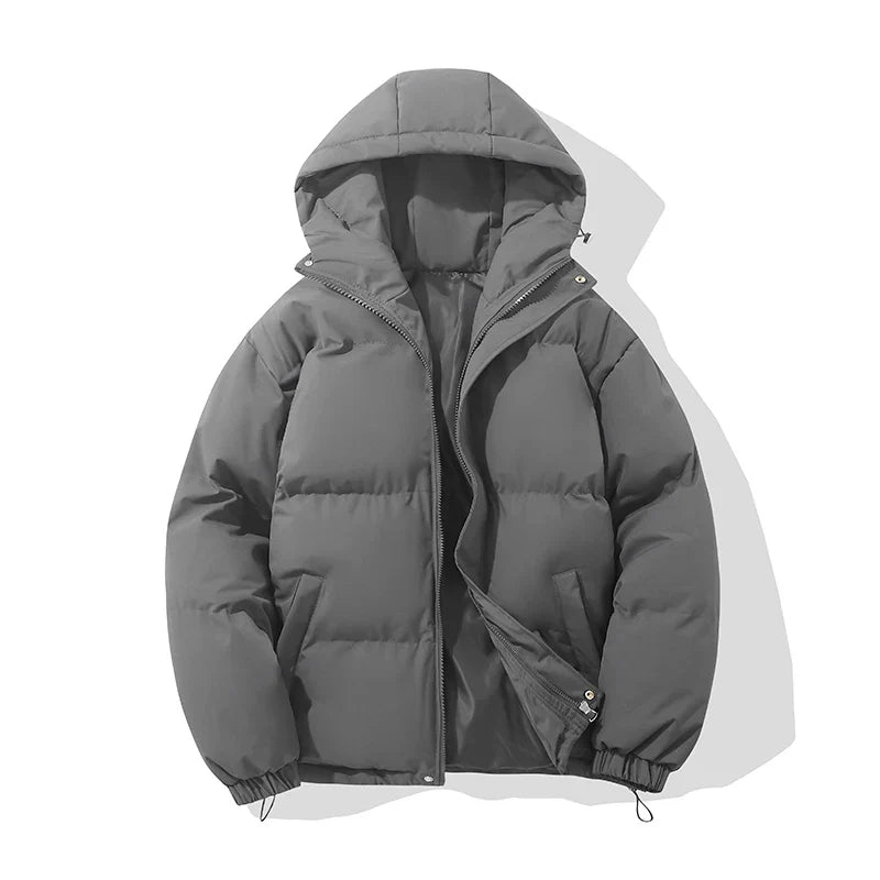 Women's Hooded Puffer Jacket for Cool Weather Walking