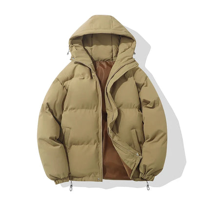 Women's Hooded Puffer Jacket for Cool Weather Walking