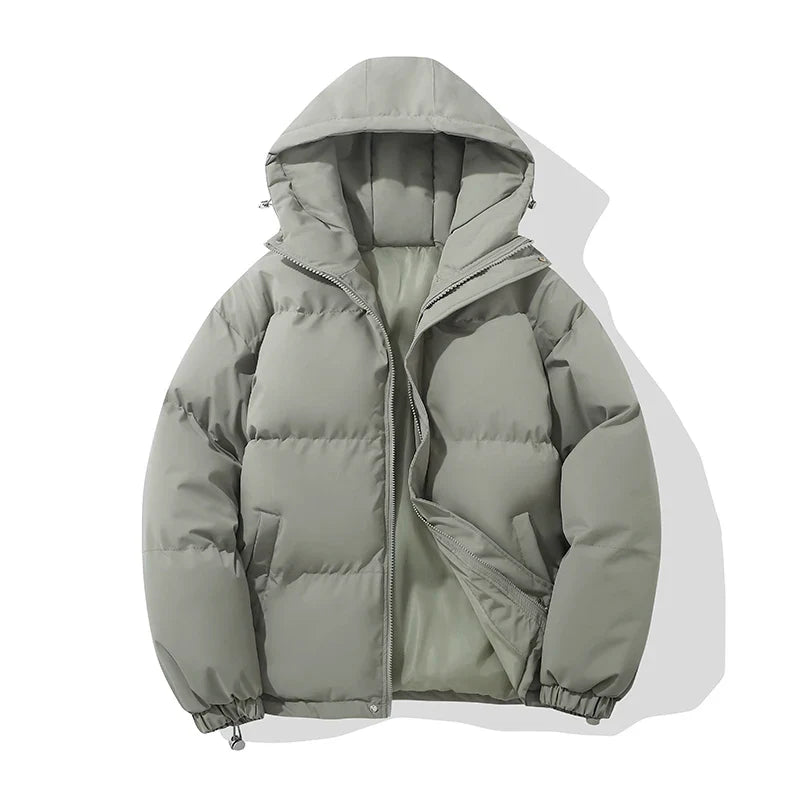 Women's Hooded Puffer Jacket for Cool Weather Walking
