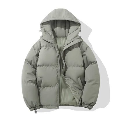 Women's Hooded Puffer Jacket for Cool Weather Walking