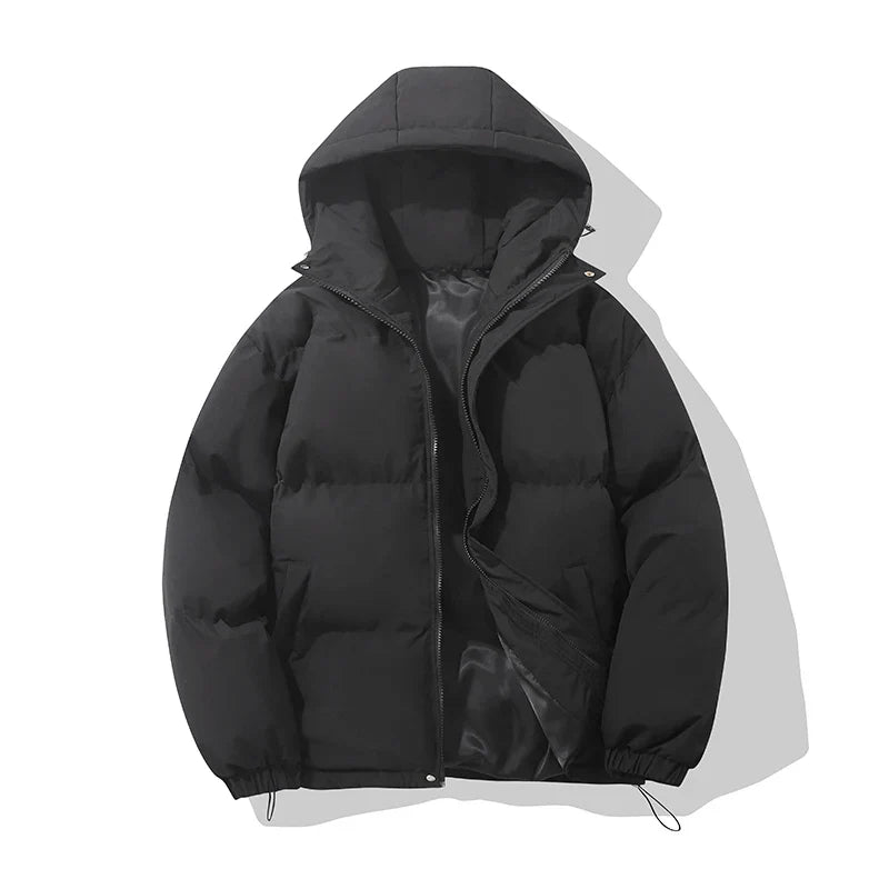 Women's Hooded Puffer Jacket for Cool Weather Walking