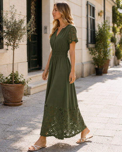 Women's Bohemian Maxi Dress for Summer Vacation