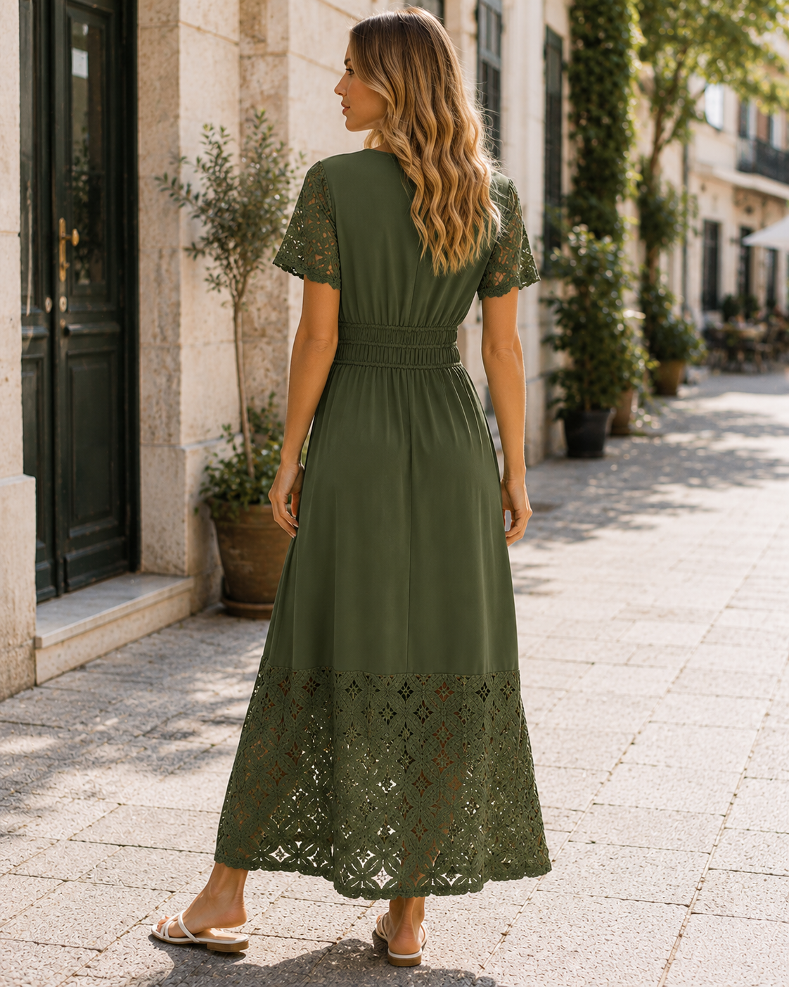 Women's Bohemian Maxi Dress for Summer Vacation