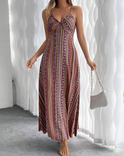 Women's Ethnic Maxi Dress for Vacation