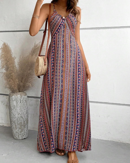 Women's Ethnic Maxi Dress for Vacation