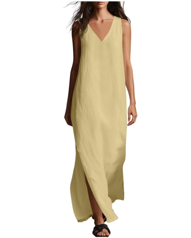 Women's Boho-Chic Maxi Dress for Vacation