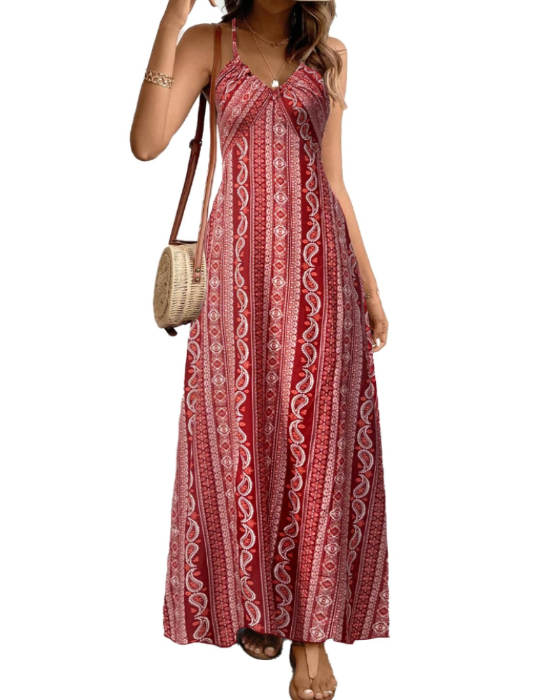 Women's Ethnic Maxi Dress for Vacation