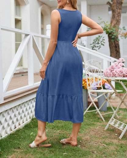 Women's Sleeveless Maxi Dress for Vacation