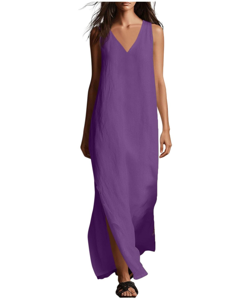 Women's Boho-Chic Maxi Dress for Vacation