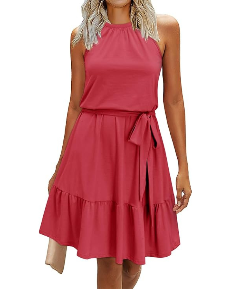 Women's Floral Print Dress for Holiday Styling