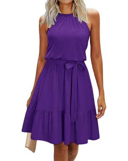 Women's Floral Print Dress for Holiday Styling