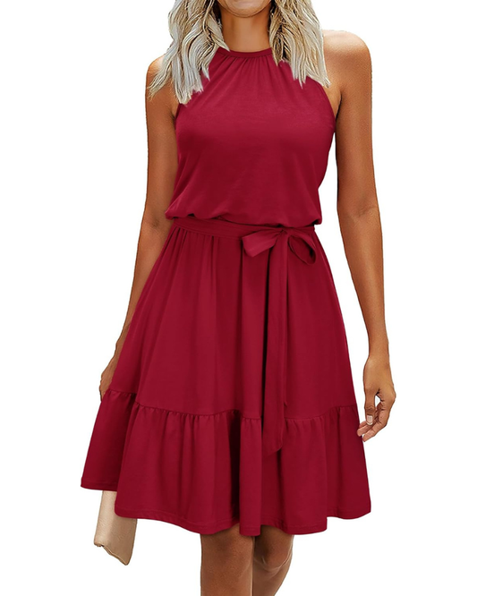 Women's Floral Print Dress for Holiday Styling