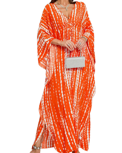 Women's Viscose Maxi Kaftan for Beach Cover-Up