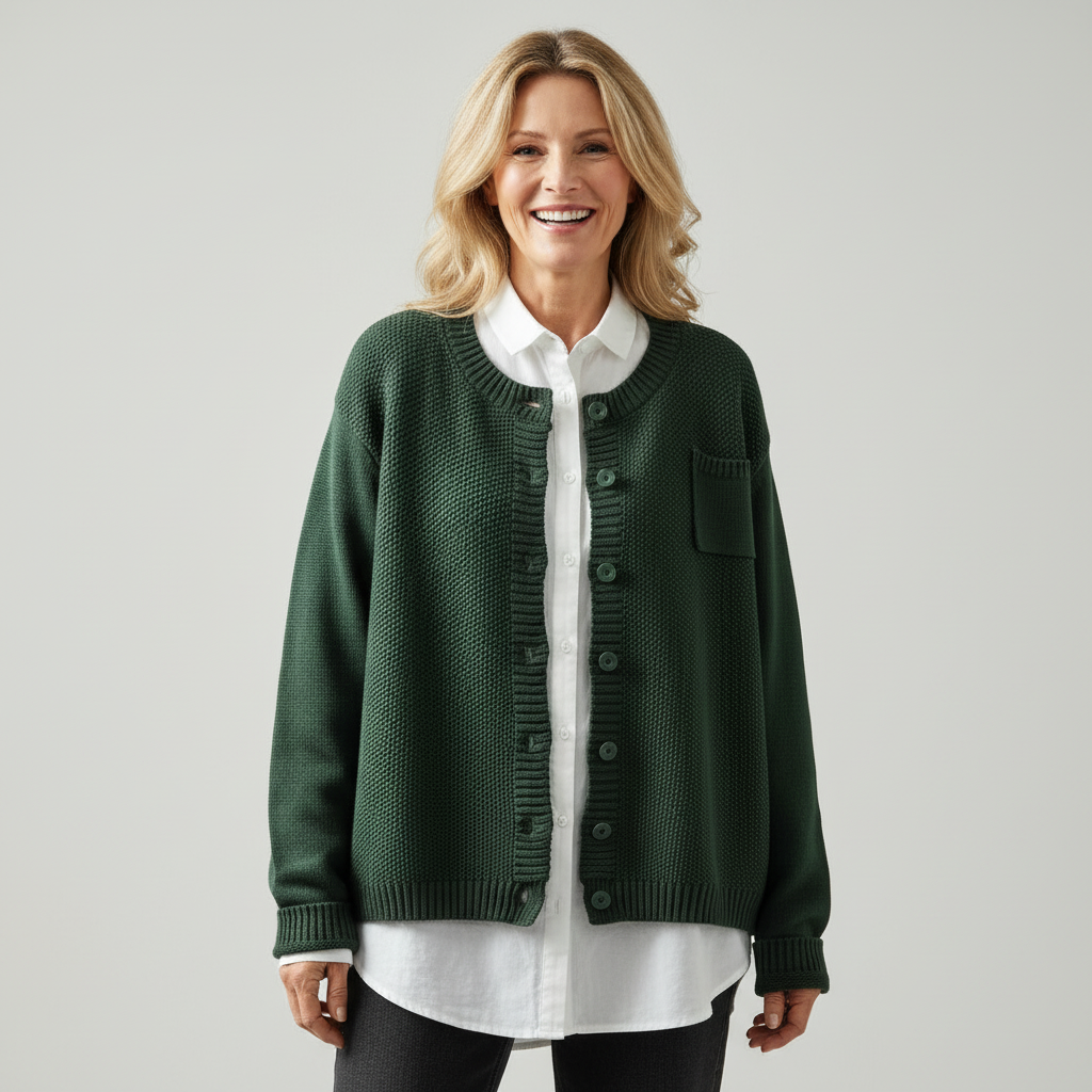 Women's Knit Cardigan for Autumn Layering