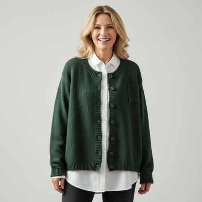 Women's Knit Cardigan for Autumn Layering