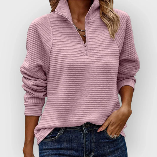 Women's Half-Zip Pullover for Casual Daywear