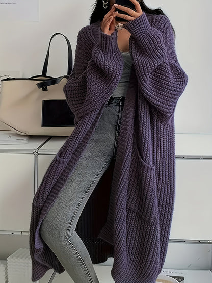 Women's Relaxed Cardigan with Buttons for Office