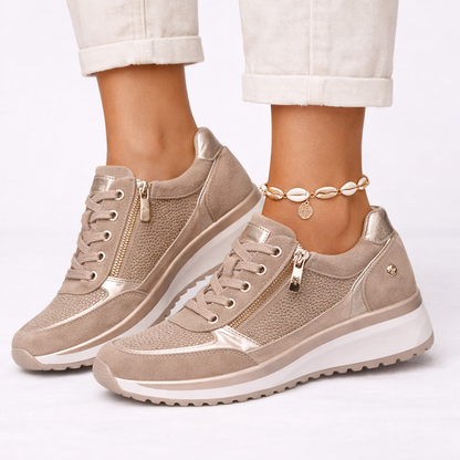 Women's Orthopedic Sneakers with Side Zipper