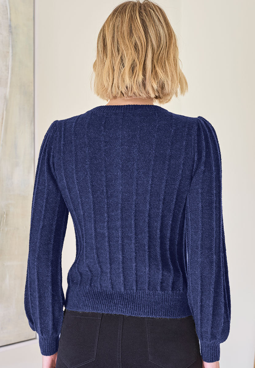 Women's Ribbed Cardigan for Work Events