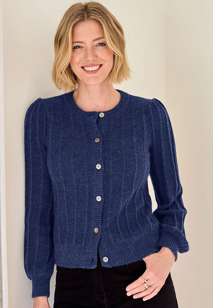 Women's Ribbed Cardigan for Work Events