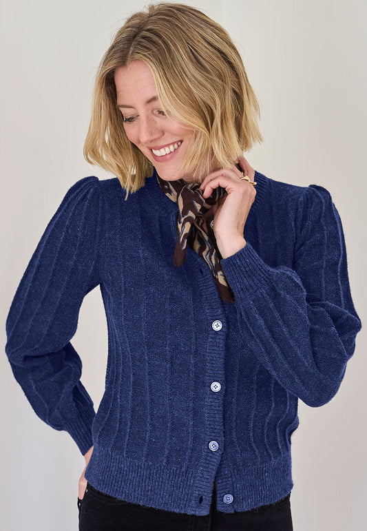 Women's Ribbed Cardigan for Work Events