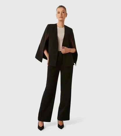 Women's Cape Sleeve Blazer Straight Cut
