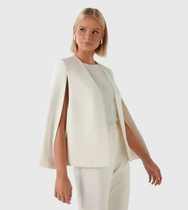 Women's Cape Sleeve Blazer Straight Cut