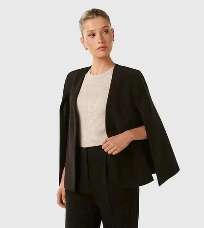 Women's Cape Sleeve Blazer Straight Cut