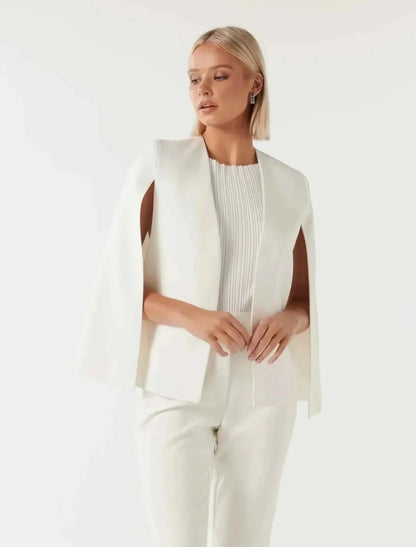 Women's Cape Sleeve Blazer Straight Cut