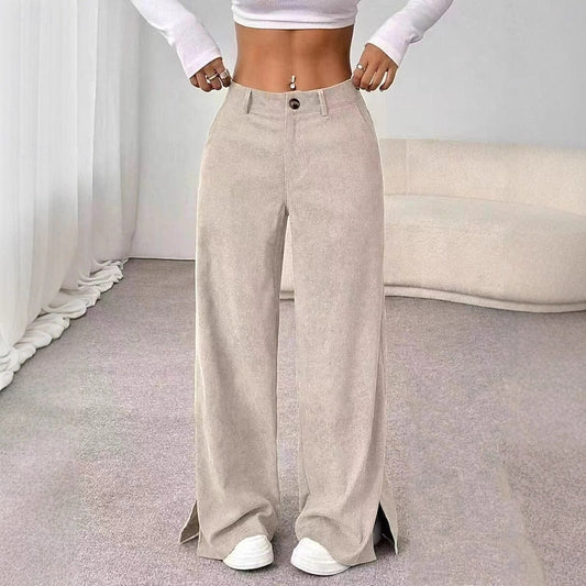 Women's High Waist Wide Leg Trousers for Holiday Dressing
