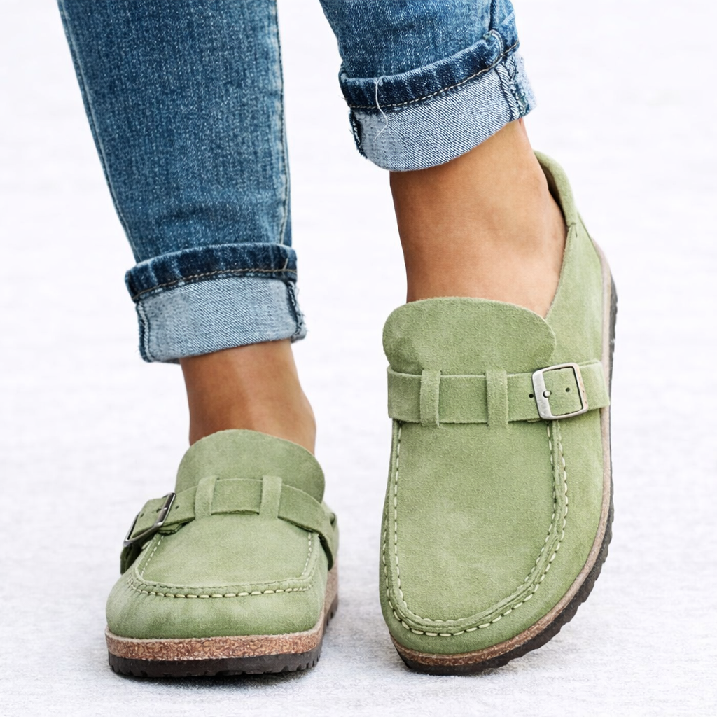 Women's Orthopedic Slip-On Loafers for City Walking