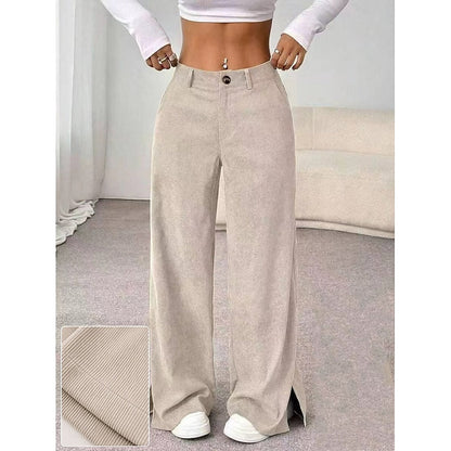 Women's High Waist Wide Leg Trousers for Holiday Dressing