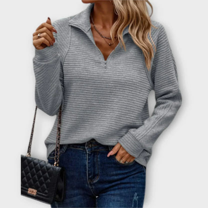 Women's Half-Zip Pullover for Casual Daywear