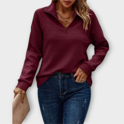 Women's Half-Zip Pullover for Casual Daywear