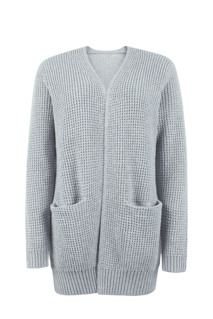 Women's Open Front Knit Cardigan for Weekends