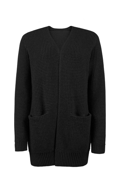 Women's Open Front Knit Cardigan for Weekends