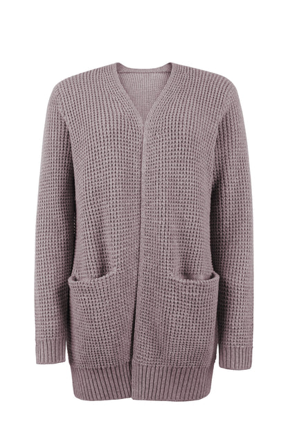 Women's Open Front Knit Cardigan for Weekends
