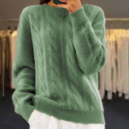 Women's Wool Knit Sweater for Cool Weather