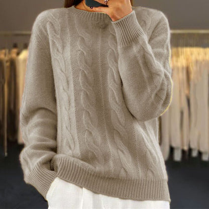 Women's Wool Knit Sweater for Cool Weather