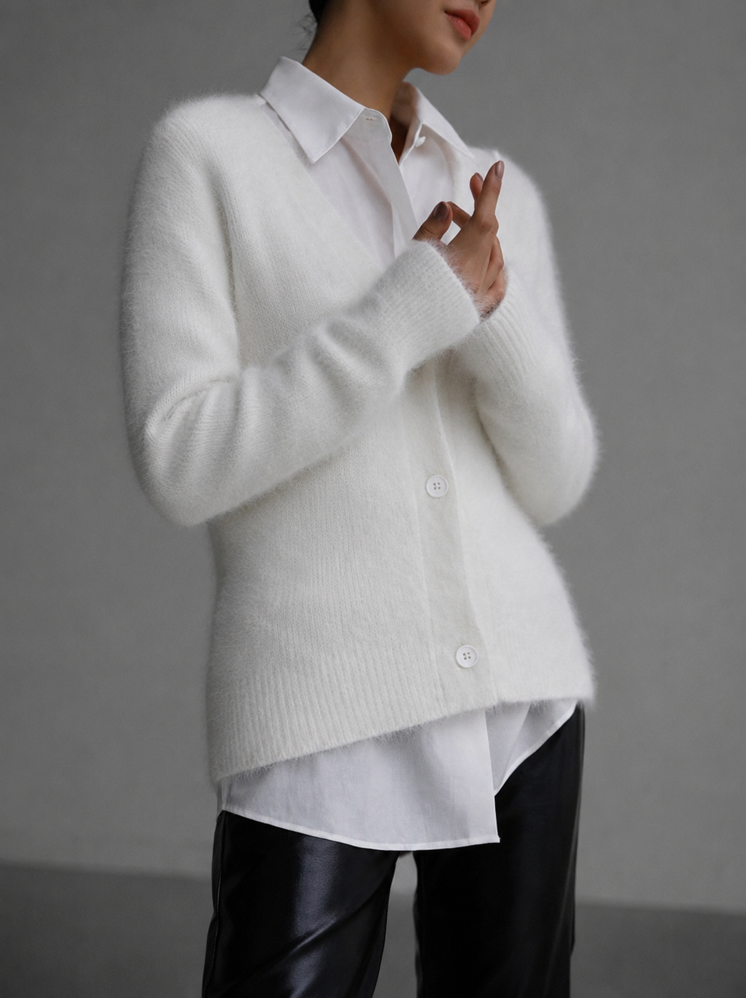 Women's Fluffy Cardigan for Casual Outings